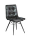 Aiken Tufted Dining Chairs Charcoal (Set of 4) - De Avenue Furniture
