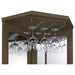 Alviso Corner Bar Cabinet with Stemware Rack Rustic Oak - De Avenue Furniture