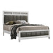 Barzini California King Upholstered Panel Bed White - De Avenue Furniture