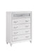 Barzini 5-drawer Chest White - De Avenue Furniture