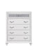 Barzini 5-drawer Chest White - De Avenue Furniture