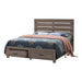 Brantford Queen Storage Bed Barrel Oak - De Avenue Furniture