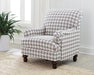 Glenn Upholstered Accent Chair Grey - De Avenue Furniture