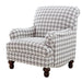 Glenn Upholstered Accent Chair Grey - De Avenue Furniture