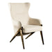 Walker Upholstered Accent Chair Cream and Bronze - De Avenue Furniture