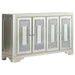 Toula 4-door Accent Cabinet Smoke and Champagne - De Avenue Furniture