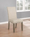 Ralland Upholstered Side Chairs Beige and Rustic Brown (Set of 2) - De Avenue Furniture