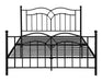Klossen Queen Platform Bed Black - De Avenue Furniture