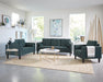 Ellison Round X-cross Coffee Table White and Gold - De Avenue Furniture