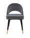 Lindsey Arched Back Upholstered Side Chairs Grey (Set of 2) - De Avenue Furniture
