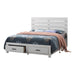 Brantford Eastern King Panel Bed Coastal White - De Avenue Furniture