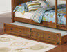 Oakdale Storage Trundle Rustic Honey - De Avenue Furniture
