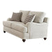 Glenn Cushion Back Loveseat Light Grey - De Avenue Furniture