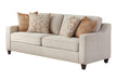 Christine Upholstered Cushion Back Sofa Beige - De Avenue Furniture