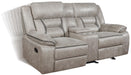 Greer Upholstered Tufted Back Glider Loveseat - De Avenue Furniture