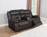 Greer Upholstered Tufted Back Glider Loveseat - De Avenue Furniture