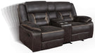 Greer Upholstered Tufted Back Glider Loveseat - De Avenue Furniture