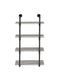 Elmcrest 24-inch Wall Shelf Black and Grey Driftwood - De Avenue Furniture