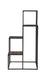 Rito 4-tier Display Shelf Rustic Brown and Black - De Avenue Furniture