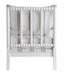 Blanchett Upholstered Accent Chair with Spindle Accent White and Navy - De Avenue Furniture