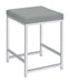 Umbridge Upholstered Square Padded Cushion Vanity Stool - De Avenue Furniture