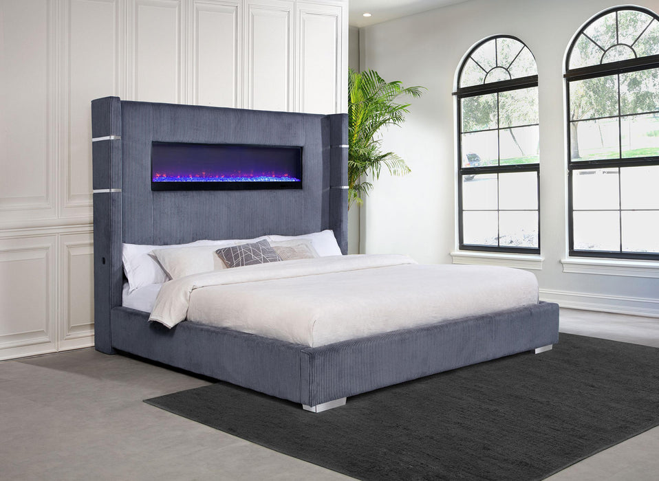 Tisdall Eastern King Bed - De Avenue Furniture