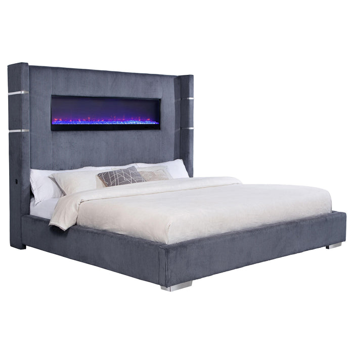 Tisdall Eastern King Bed - De Avenue Furniture