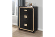 BLAKE BLACK/GOLD CHEST image
