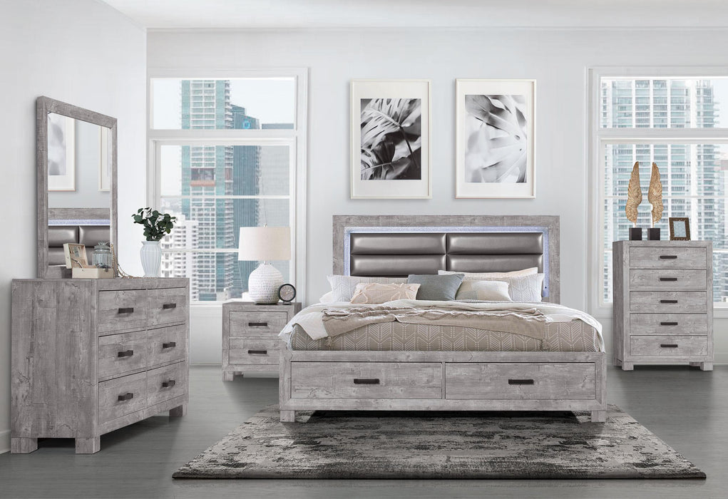 NOLAN GREY KING BED GROUP image