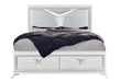 ROMO WHITE QUEEN BED WITH LED image